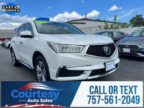 2020 Acura MDX for sale at Courtesy Auto Sales in Chesapeake VA