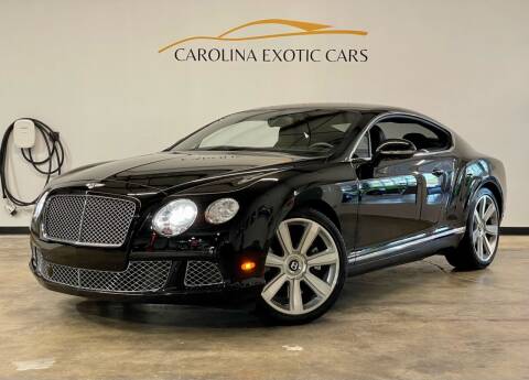2012 Bentley Continental for sale at Carolina Exotic Cars & Consignment Center in Raleigh NC