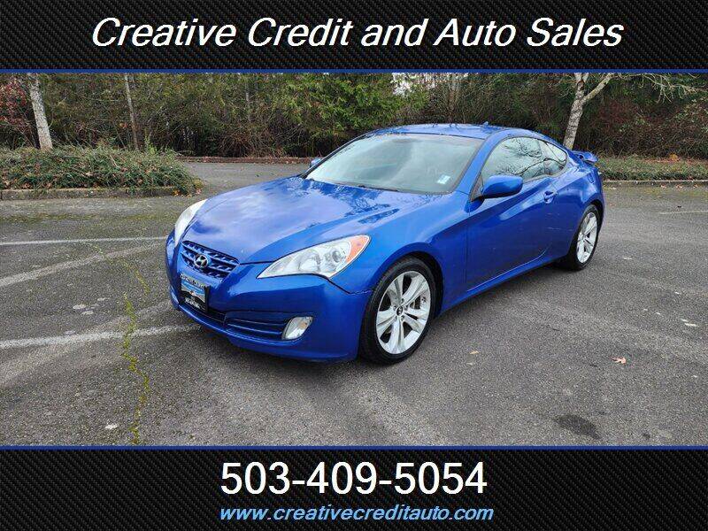 2012 Hyundai Genesis Coupe for sale at Creative Credit & Auto Sales in Salem OR