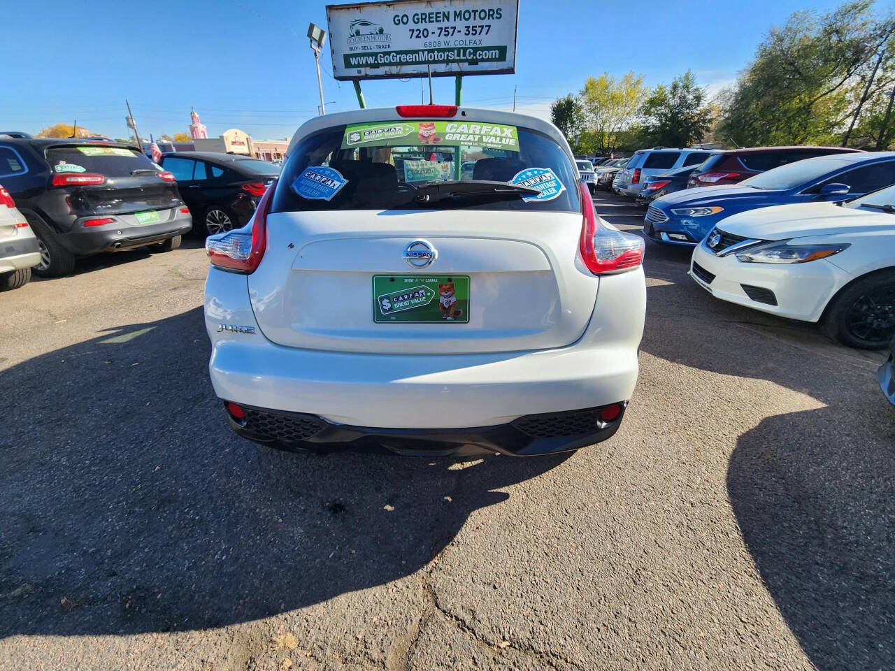 2016 Nissan JUKE for sale at GO GREEN MOTORS in Lakewood, CO