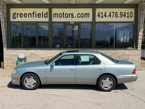 1998 Lexus LS 400 for sale at GREENFIELD MOTORS in Milwaukee WI