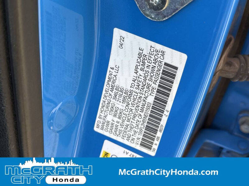 2022 Honda Civic Sport