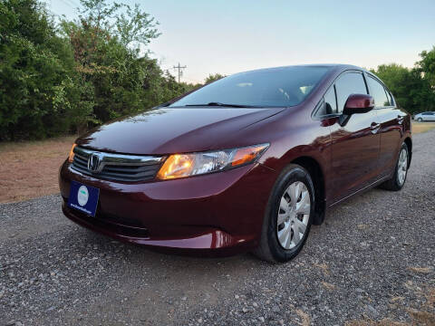 2012 Honda Civic for sale at The Car Shed in Burleson TX