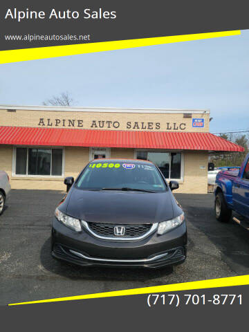 2013 Honda Civic for sale at Alpine Auto Sales in Carlisle PA