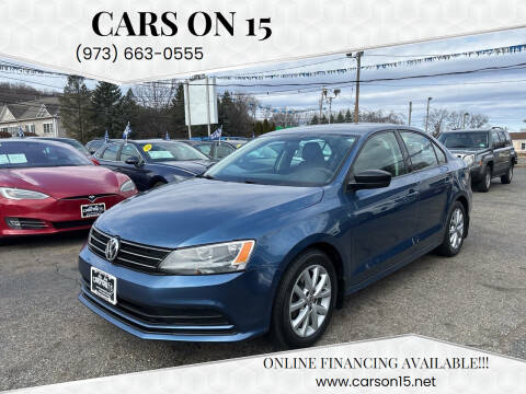 2015 Volkswagen Jetta for sale at Cars On 15 in Lake Hopatcong NJ