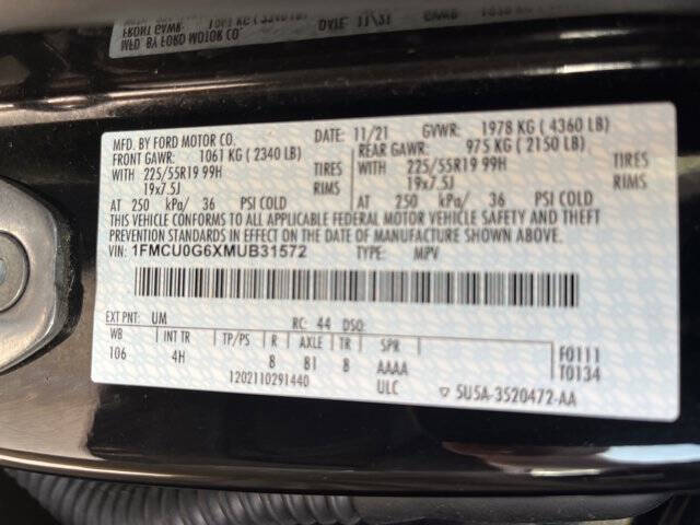 2021 Ford Escape SE