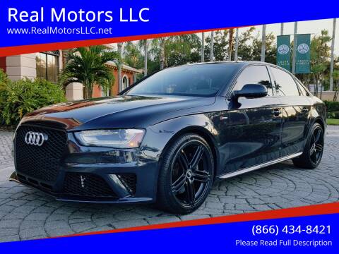 2014 Audi S4 for sale at Real Motors LLC in Clearwater FL