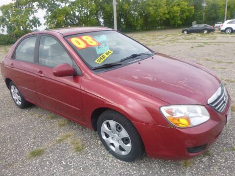 2008 Kia Spectra for sale at Country Side Car Sales in Elk River MN