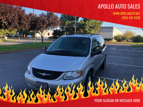 2002 Chrysler Town and Country for sale at APOLLO AUTO SALES in Sacramento CA