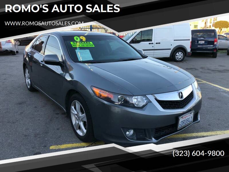 2009 Acura TSX for sale at ROMO'S AUTO SALES in Los Angeles CA