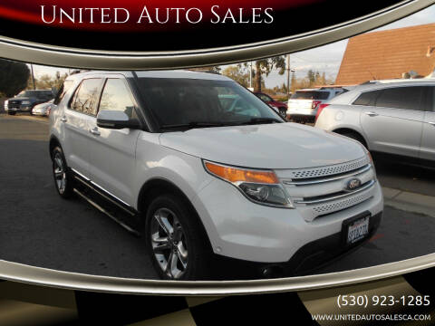 2011 Ford Explorer for sale at United Auto Sales in Yuba City CA
