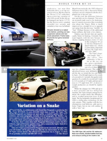 1996 Dodge Viper RT/10
