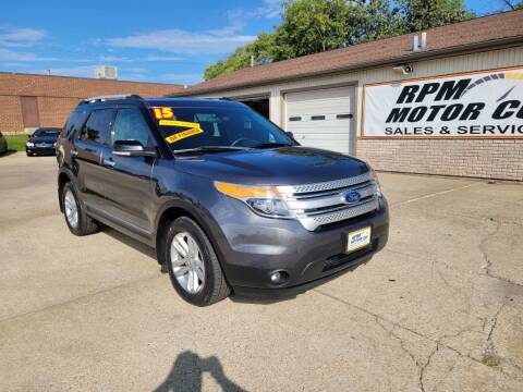 2015 Ford Explorer for sale at RPM Motor Company in Waterloo IA