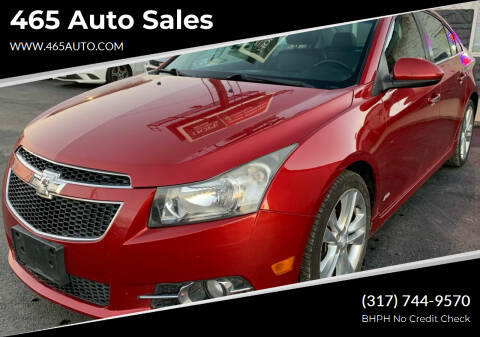 2013 Chevrolet Cruze for sale at 465 Auto Sales in Indianapolis IN