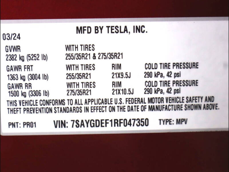 2024 Tesla Model Y Performance