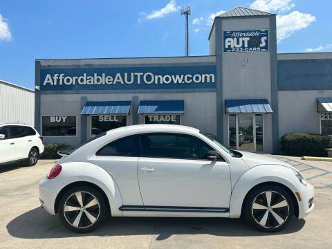 2012 Volkswagen Beetle for sale at Affordable Autos in Houma LA