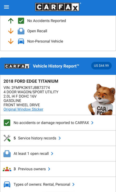 2018 Ford Edge Titanium