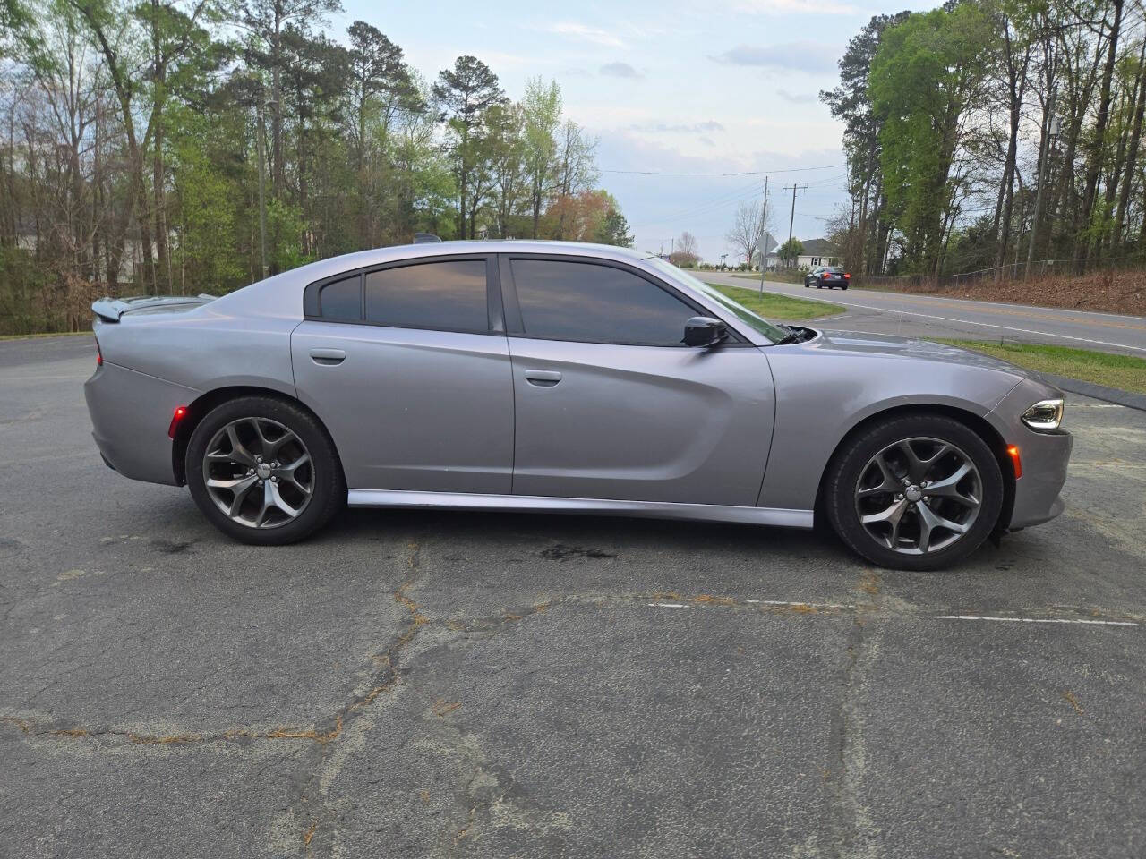 Silver 2018 Dodge Charger SXT Plus SXT Plus 4dr Sedan w/Cloth 4