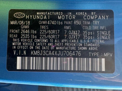2018 Hyundai Tucson SEL Plus