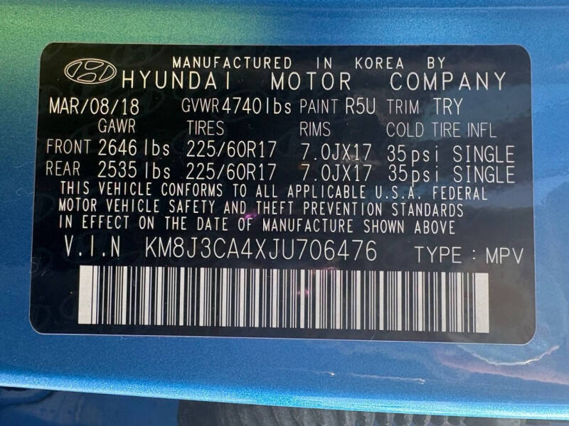 2018 Hyundai Tucson SEL Plus