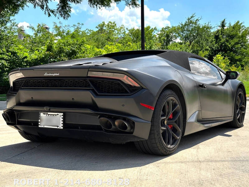 2018 Lamborghini Huracan LP 580-2 Spyder