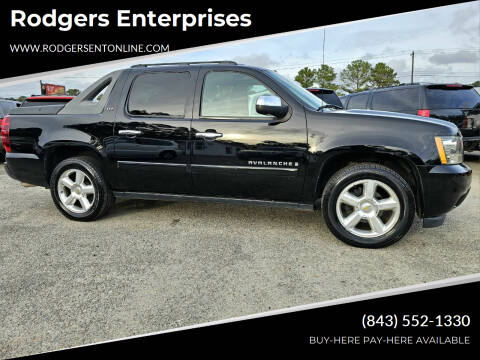 2007 Chevrolet Avalanche for sale at Rodgers Enterprises in North Charleston SC