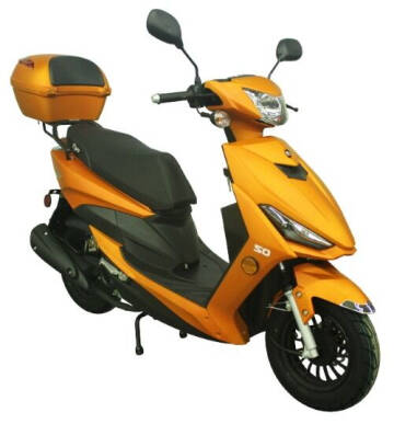 2019 50cc Viper Matte Finish 4  Stroke Moped Scooter