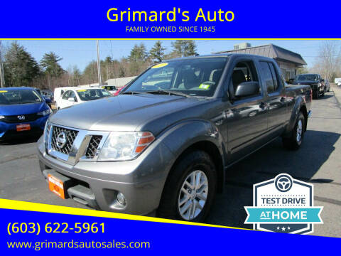 2016 Nissan Frontier for sale at Grimard's Auto in Hooksett NH