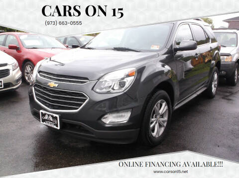2017 Chevrolet Equinox for sale at Cars On 15 in Lake Hopatcong NJ