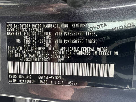 2015 Toyota Venza Limited