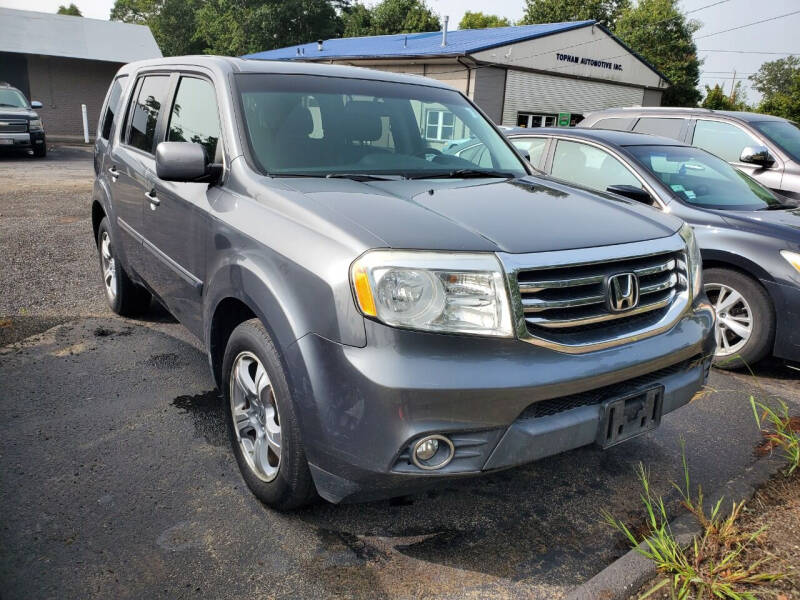 2012 Honda Pilot for sale at Topham Automotive Inc. in Middleboro MA