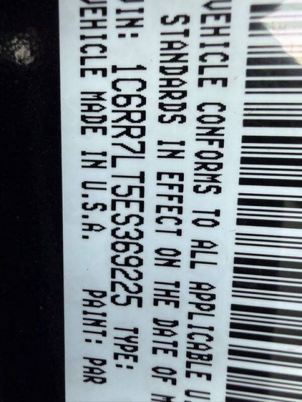 2014 RAM 1500 Lone Star