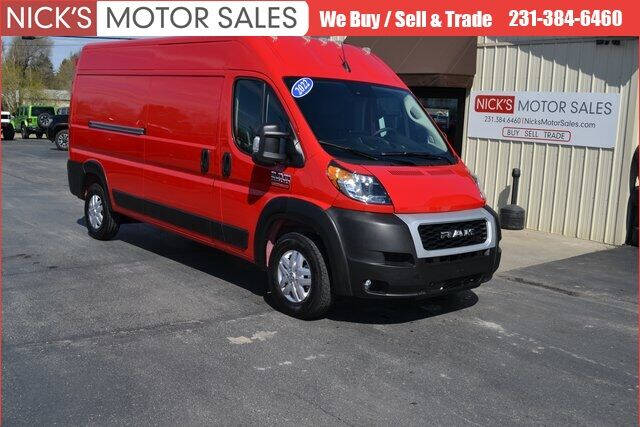 2022 RAM ProMaster for sale at Nick's Motor Sales in Kalkaska MI