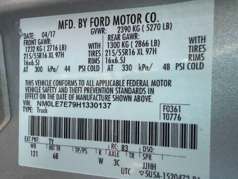2017 Ford Transit Connect