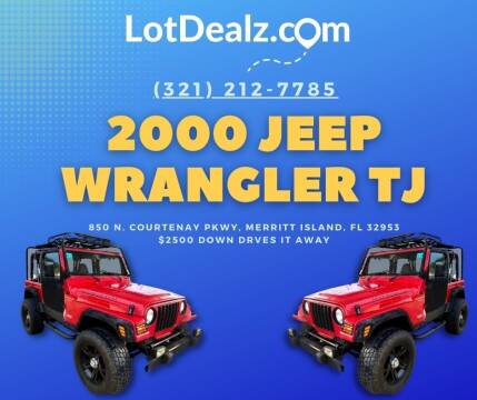 2000 Jeep Wrangler for sale at Lot Dealz in Rockledge FL