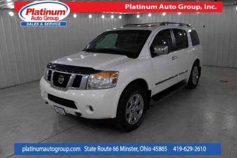2012 Nissan Armada for sale at Platinum Auto Group Inc. in Minster OH
