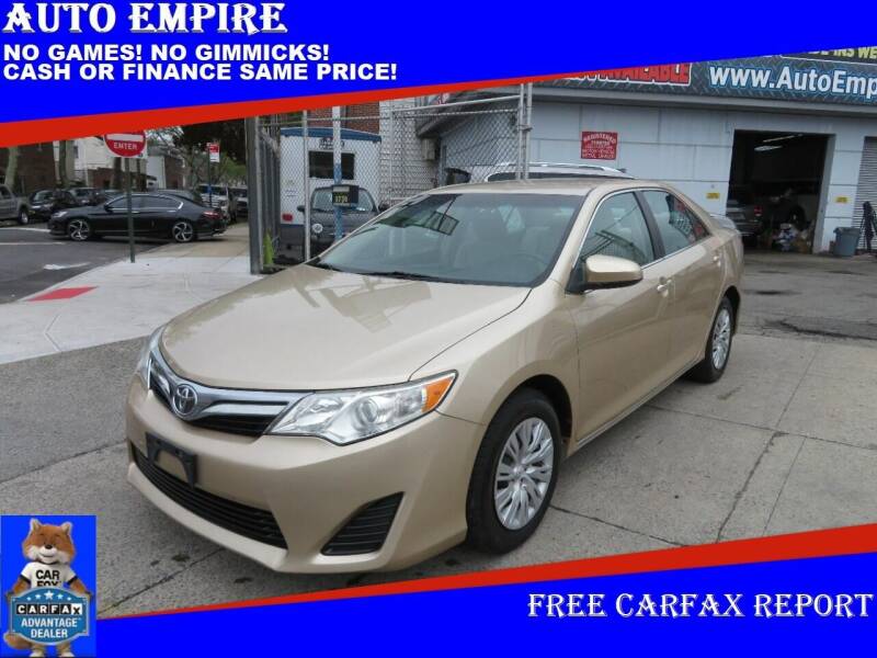 2012 Toyota Camry for sale at Auto Empire in Brooklyn NY