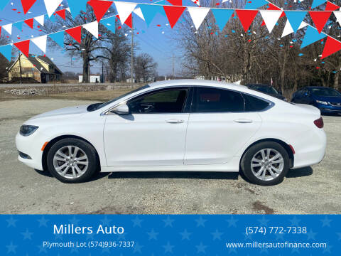 2015 Chrysler 200 for sale at Millers Auto in Knox IN
