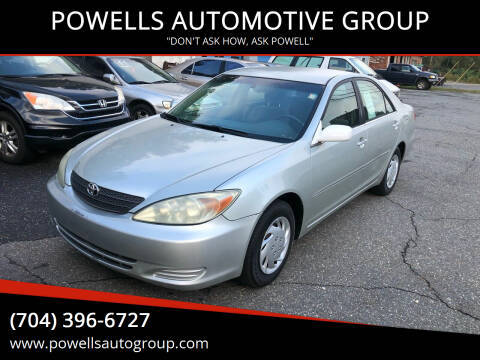 2003 Toyota Camry for sale at POWELLS AUTOMOTIVE GROUP in Gastonia NC