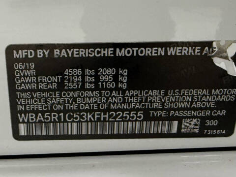 2019 BMW 3 Series 330i