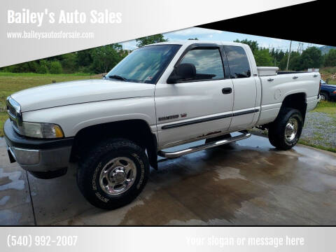 2000 Dodge Ram 2500 for sale at Bailey's Auto Sales in Cloverdale VA