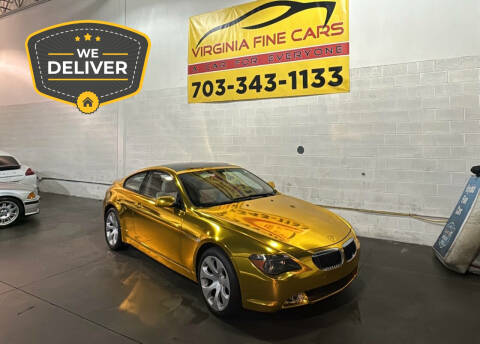 2005 BMW 6 Series for sale at Virginia Fine Cars in Chantilly VA