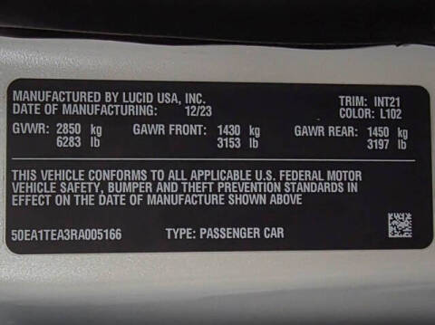 2024 Lucid Air Touring