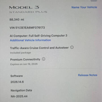 2021 Tesla Model 3 Standard Range Plus