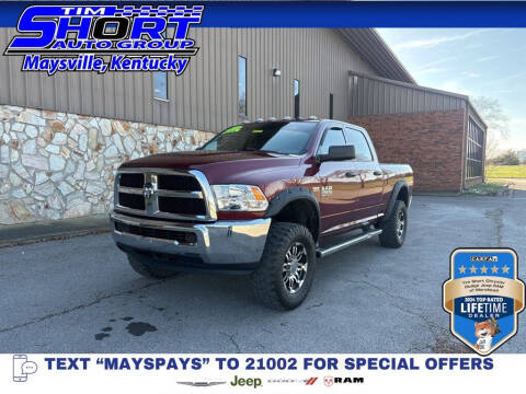 2017 RAM 2500 for sale at Tim Short CDJR of Maysville in Maysville KY