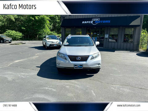 2012 Lexus RX 350 for sale at Kafco Motors in Holbrook MA
