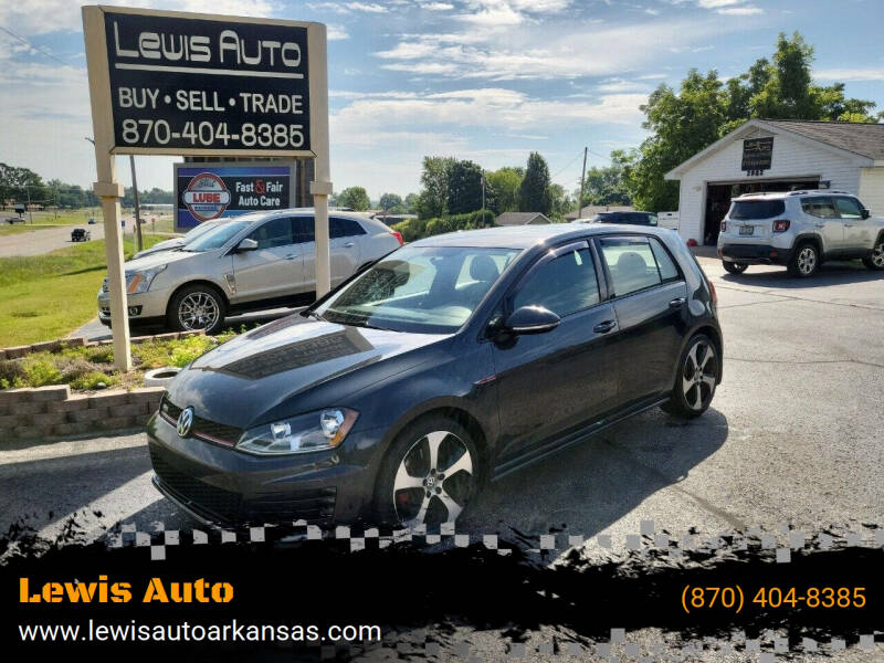 2016 Volkswagen Golf GTI for sale at Lewis Auto in Mountain Home AR