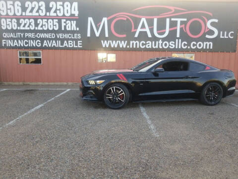 2015 Ford Mustang for sale at MC Autos LLC in Pharr TX