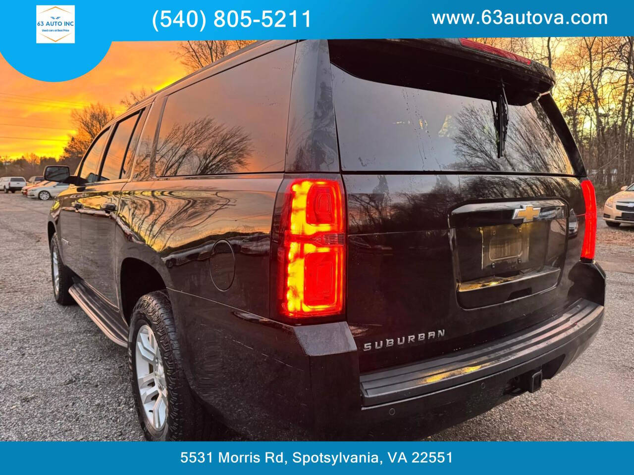 2015 Chevrolet Suburban for sale at 63 Auto Inc in Spotsylvania, VA