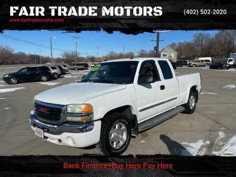 2004 GMC Sierra 1500 for sale at FAIR TRADE MOTORS in Bellevue NE